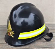 Casco Vintage Sicor Del 1998 Ex Dotazione VV.FF. Originale E Completo - Pompiers