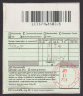 USA America San Diego Postmark  2013 Customs Declaration / DÉCLARATION EN DOUANE / LABEL VIGNETTE CN22 CN 22 - Lettres & Documents