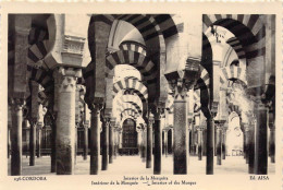 ESPAGNE - Cordoba - Intérieur De La Mosquée - Carte Postale Ancienne - Autres & Non Classés