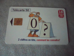 Télécarte Numérotation A 10 Chiffres "0?" - Telecom Operators
