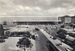 CARTOLINA  ROMA,LAZIO-STAZIONE TERMINI-STORIA,MEMORIA,CULTURA,RELIGIONE,IMPERO ROMANO,BELLA ITALIA,VIAGGIATA 1967 - Stazione Termini