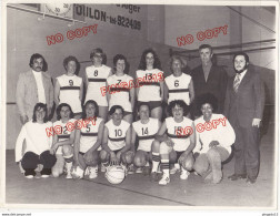 Grand Format Basket équipe Du CST Club Sportif Toulonnais 1974-1975 Champion De France Personnes Nommées - Autres & Non Classés