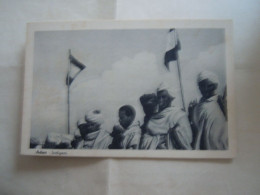 C.P.A. \P.C \KP. SOMALIA  - - EX COLONIA ITALIANA -   FANTASIA  DI INDIGENI 2 - Somalia
