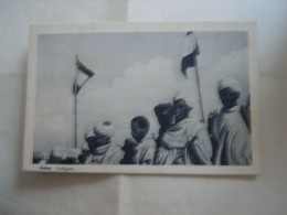 C.P.A. \P.C \KP. SOMALIA  - - EX COLONIA ITALIANA -   FANTASIA  DI INDIGENI 2 - Somalie