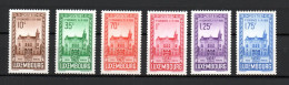 Luxembourg 1936 Set FIP Stamp Exhibition Stamps (Michel 290/95) MNH - 1926-39 Charlotte De Profil à Droite