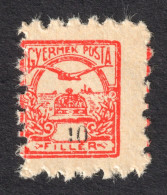 CHILDREN POST STAMP  / TURUL - Hungary - 1910 - MNH - 10 F - Unused Stamps