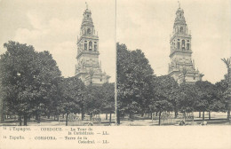 Spain Stereographic Image Córdoba Cathedral Tower - Córdoba