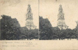 Spain Stereographic Image Córdoba Cathedral Tower - Córdoba