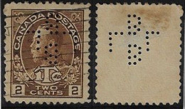 Canada 1911/1930 Stamp With Perfin B/LL/B By Lamontagne Ltd. From Montreal lochung Perfore - Perforiert/Gezähnt