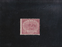 2C CARMIN NEUF * N° 26 YVERT ET TELLIER 1895-99 - Unused Stamps