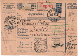 Bulletin D'expédition Brno 900  R - Expres / Destin. Schweiz ( Zurich) - Zonder Classificatie