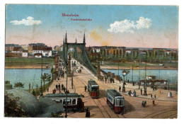 Allemagne--MANNHEIM --1916 - Friedrichbrucke   (animée , Tramway )............cachet - Mannheim