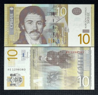 SERBIA 10 DINARA 2013 SC / UNC PLANCHA . P-46a - Serbien