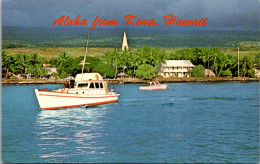 Hawaii Aloha From Kona Showing Fishing Village Of Kailua On The Kona Coast - Hawaï