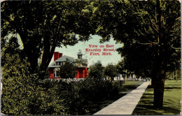 Michigan Flint View On East Kearsley Street 1911 - Flint