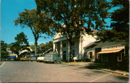 New York City Long Island Stone Brook Colonial Style Shopping Center Showing Post Office 1961 - Long Island