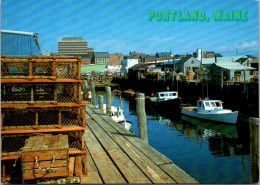 Maine Portland View From Boat Dock - Portland