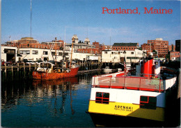 Maine Portland From Boat Dock - Portland