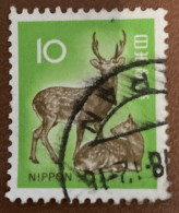 Japan 1972 Japan Deer (Cervus Nippon) 10y - Used - Oblitérés