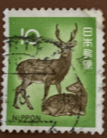 Japan 1972 Japan Deer (Cervus Nippon) 10y - Used - Gebruikt