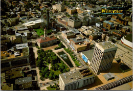 Massachusetts Worcester Aerial View - Worcester