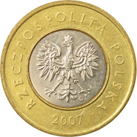 Monnaie, Pologne, 2 Zlote, 2007, Warsaw, TTB, Bi-Metallic, KM:283 - Pologne