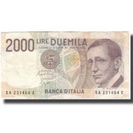 Billet, Italie, 2000 Lire, KM:115, TTB - 2000 Lire