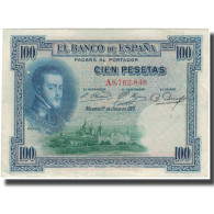 Billet, Espagne, 100 Pesetas, 1925-07-01, KM:69a, TTB - 100 Pesetas