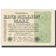 Billet, Allemagne, 1 Million Mark, 1923, 1923-08-09, KM:101, SPL - 1 Miljoen Mark