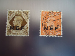 ITALY COLLONIES  BRITISH  M.E.F USED - Britische Bes. MeF