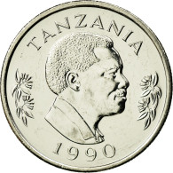 Monnaie, Tanzania, 50 Senti, 1990, British Royal Mint, SPL, Nickel Clad Steel - Tansania