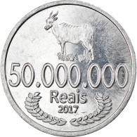 Monnaie, CABINDA, 50 Millions De Reais, 2017, SPL, Aluminium - Angola