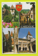 46 CARENNAC Quercy Vers Vayrac 4 Vues Postée De Terrasson En 1996 Cloître Vieilles Maisons - Vayrac