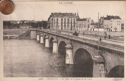 42 - Carte Postale Ancienne De  ROANNE   Le Pont Et Le Quai De La Loire - Roanne