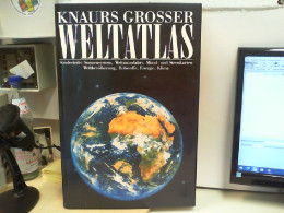 Knaurs Grosser Weltatlas - Sonderteile : Sonnensystem, Weltraumfahrt, Mond - Und Sternkarten, Weltbevölkerung, - Atlas