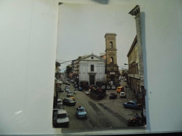 Cartolina Viaggiata "GIUGLIANO IN CAMPANIA Piazza S. Nicola Con Ingresso Di Via Colonne E Via S. Vito, Chiesa S. Nicola" - Giugliano In Campania