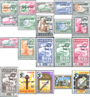 34233 MNH ZANZIBAR 1964 SERIE BASICA - Zanzibar (1963-1968)