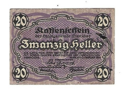 **notgeld   Austria  Wien 20 Heller 1183/2f - Autriche