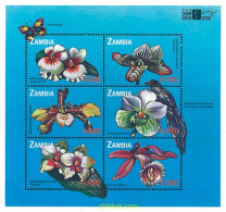 667717 MNH ZAMBIA 2000 THE STAMP SHOW 2000. EXPOSICION FILATELICA INTERNACIONAL - Araignées