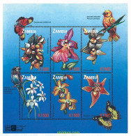 667718 MNH ZAMBIA 2000 THE STAMP SHOW 2000. EXPOSICION FILATELICA INTERNACIONAL - Spiders