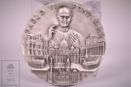 Large 60mm Commemorative Medal Pope Paolo VI By Maggiore - Holy Year 1975 - Altri & Non Classificati