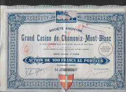 ACTION ILLUSTRÉE DE 1923 GRAND CASINO DE CHAMONIX MONT BLANC : - Casino
