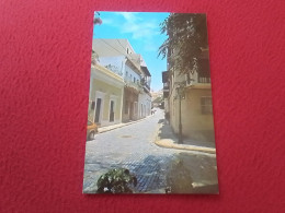 POSTAL POST CARD PUERTO RICO CALLE TÍPICA DEL VIEJO SAN JUAN TYPICAL STREET IN OLD SAN JUAN CARTE POSTALE CARTOLINA VER - Puerto Rico