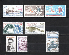 T.A.A.F.   1982-85  .-   Y&T  Nº    100-102/103-104-106-107-111-112 - Used Stamps