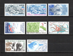 T.A.A.F.   1985-89  .-   Y&T  Nº    113/114-120/121-140/141-142-143 - Used Stamps