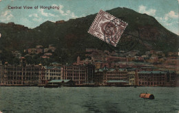CHINE - Central View Of  Hongkong - Carte Postale Ancienne - China (Hongkong)
