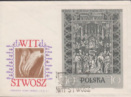 1960. POLSKA. Beautiful Block With ST. MARIA CHURCH In KRAKOW On FDC Cancelled 20 IX 196... (Michel BLOCK 23) - JF438598 - Lettres & Documents