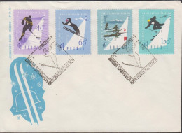 1961. POLSKA. Beautiful Set Winter-spartikade Complete Set On FDC Cancelled 1. II 1961.... (Michel 1221-1224) - JF438602 - Storia Postale