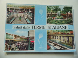 Cartolina "Saluti Dalle TERME STABIANE" Vedutine - Castellammare Di Stabia