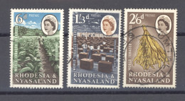Rhodésie & Nyassaland  :  Yv  45-47  (o) - Rhodesia & Nyasaland (1954-1963)